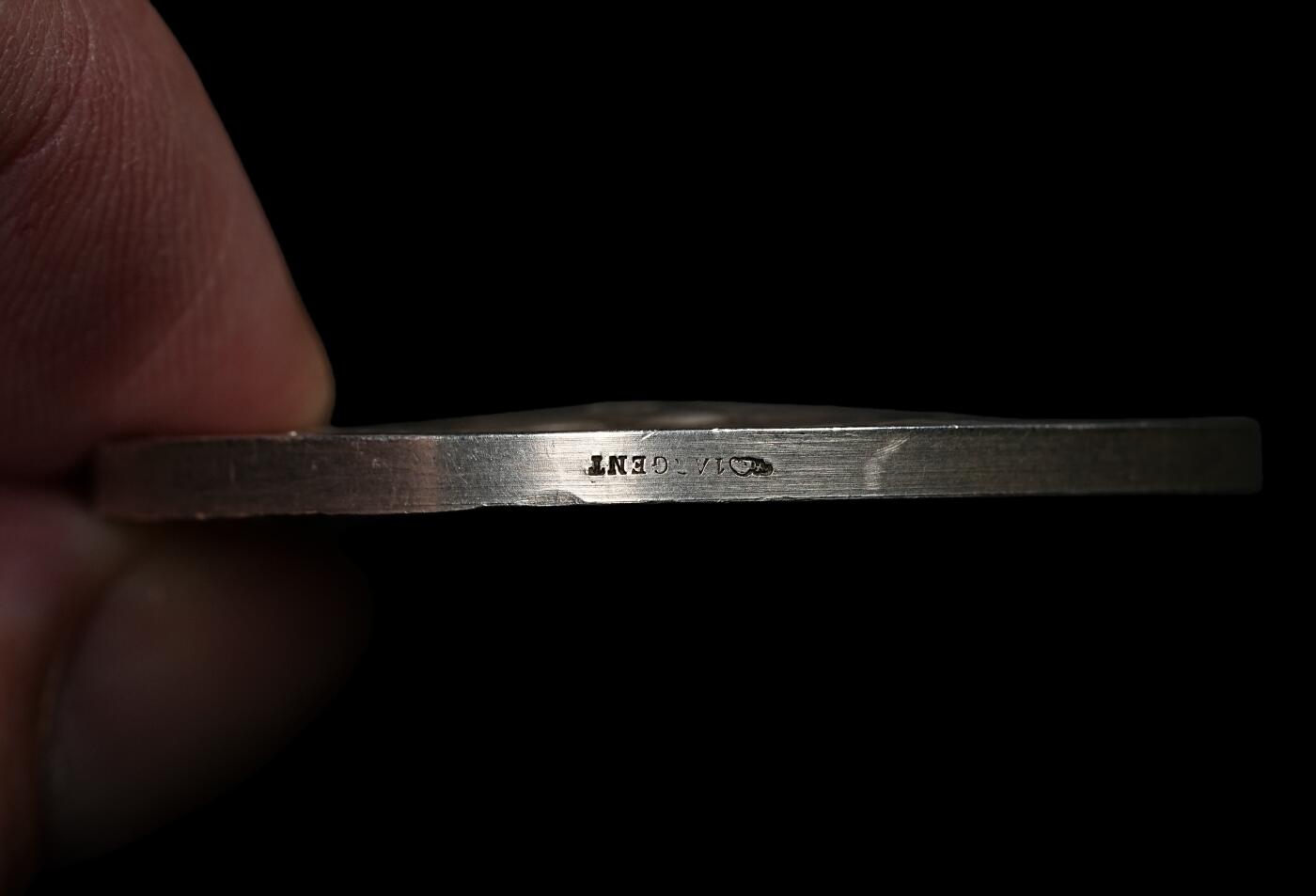 修遠堂世界钱币第九十六期 20世纪初法国-东部铁路公司纪念银章  41 mm-37.25 g  边小磕碰