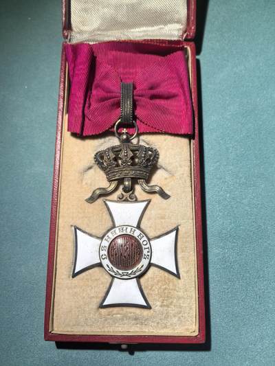 盛世勋华——号角文化勋章邮票专场拍卖第291期 - 保加利亚（王国）指挥官级圣亚历山大勋章 带皇冠版本（第二版）带原盒 银制镀金 少见 同版本不带盒eMedals售价1350美元 参见图8