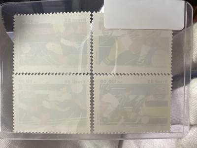 12.26邮票专场 巴西1988年足球俱乐部4枚全