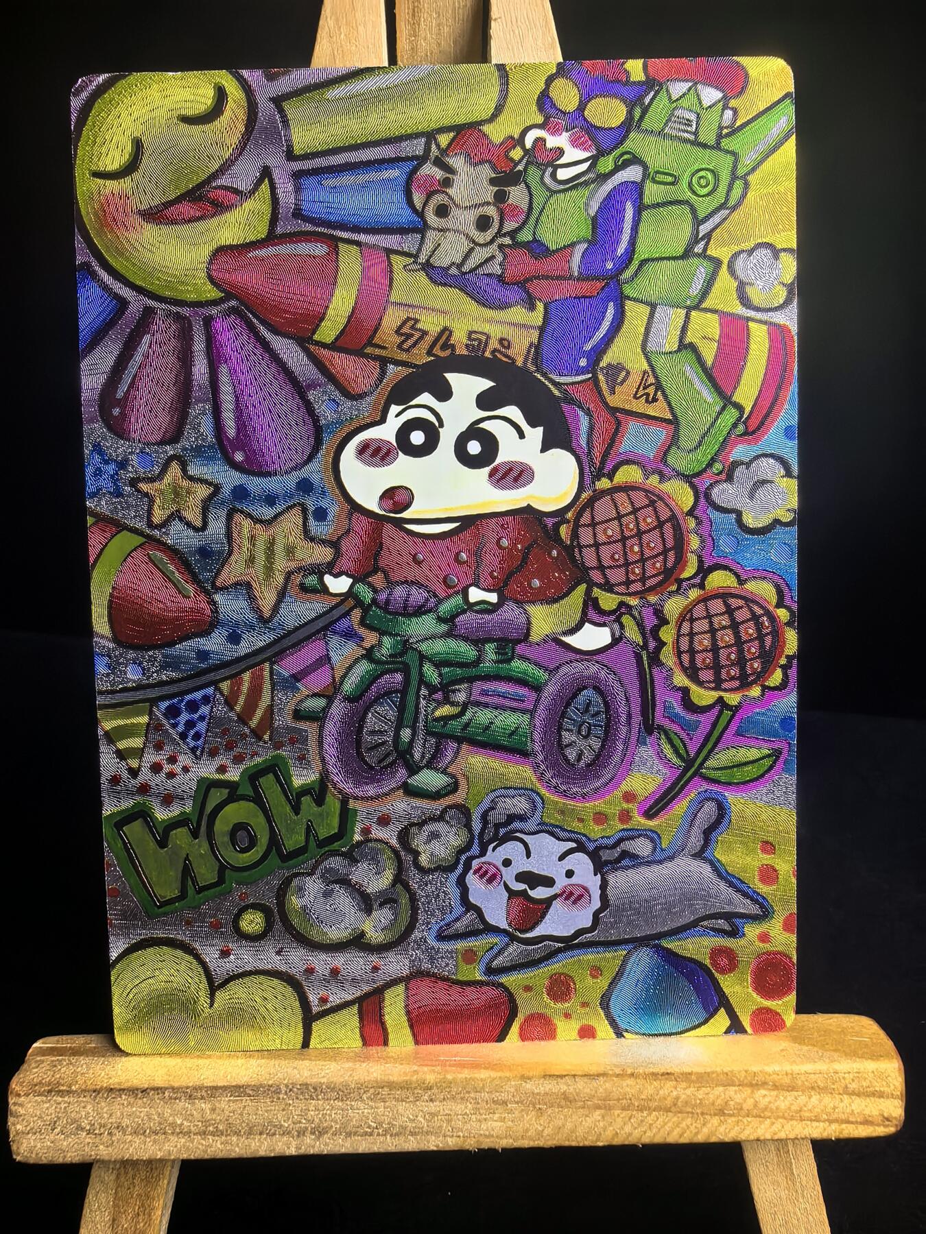 无佣金 不寄存 不收拍 链接少 我只是一个小小的卡牌收藏玩家   需要多宫大佬请私聊 部分卡牌设有底价（不想玩的那么累，即使有底价也会比市场价便宜的多，懂的自然懂） 拒绝小号抬价 大家放心拍 所有拍品部分套有卡膜 部分卡牌多宫 自制卡牌 不包厂瑕 放大镜 品控 勿拍 流拍商品会循环 感谢大家支持 留个关注 不定时上新 谢谢 奇点卡牌 手绘蜡笔小新粗闪