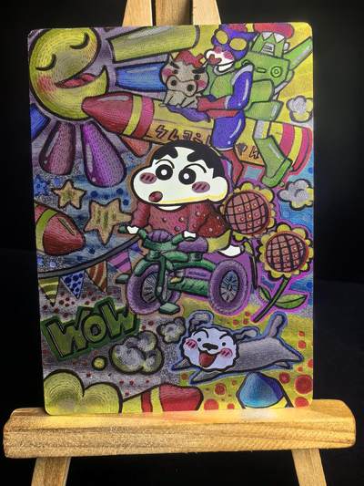 无佣金 不寄存 不收拍 链接少 我只是一个小小的卡牌收藏玩家   需要多宫大佬请私聊 部分卡牌设有底价（不想玩的那么累，即使有底价也会比市场价便宜的多，懂的自然懂） 拒绝小号抬价 大家放心拍 所有拍品部分套有卡膜 部分卡牌多宫 自制卡牌 不包厂瑕 放大镜 品控 勿拍 流拍商品会循环 感谢大家支持 留个关注 不定时上新 谢谢 - 奇点卡牌 手绘蜡笔小新粗闪