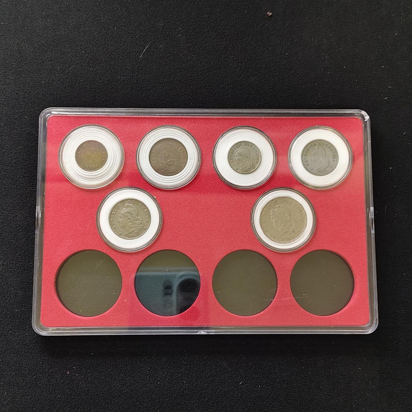 【全场包邮】纯粹捡漏拍482场（免费代拍第19场）-币封+套装+富兰克林（注意佣金） 【盒装套币】阿根廷各年份2套14枚2盒