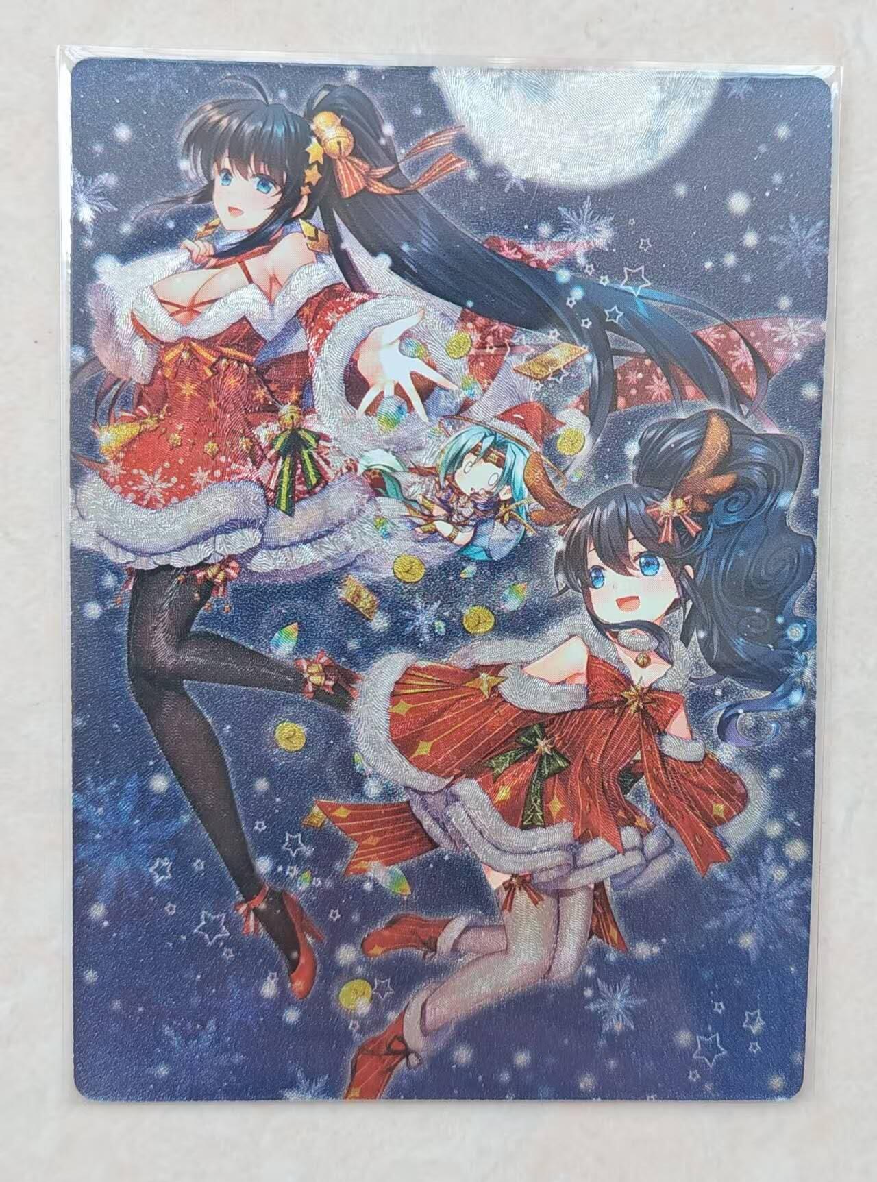 龙虎卡牌六六场 （无佣金，周六结拍，欢迎送拍） 粗闪卡 璇哥 圣诞主题少女