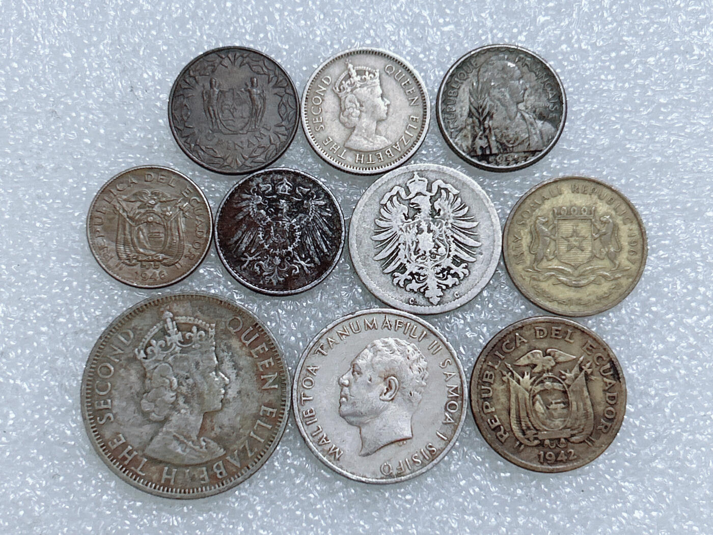 第一海外回流一元起拍收藏 散集专场  第275期 硬币一组 10枚