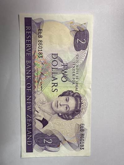 12.5纸币专场 - 1981-1992年版新西兰2元