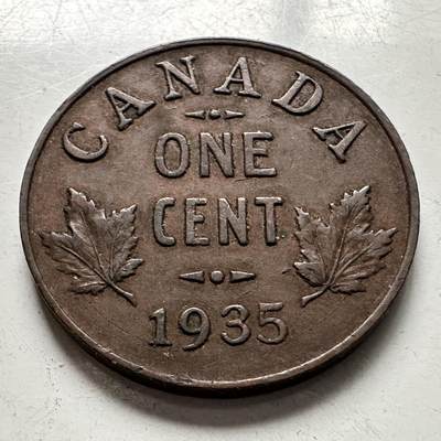 🌹外币初藏🌹🐯2025年第136场  每周二四六晚8️⃣点 接代拍 - 加拿大1935年一分