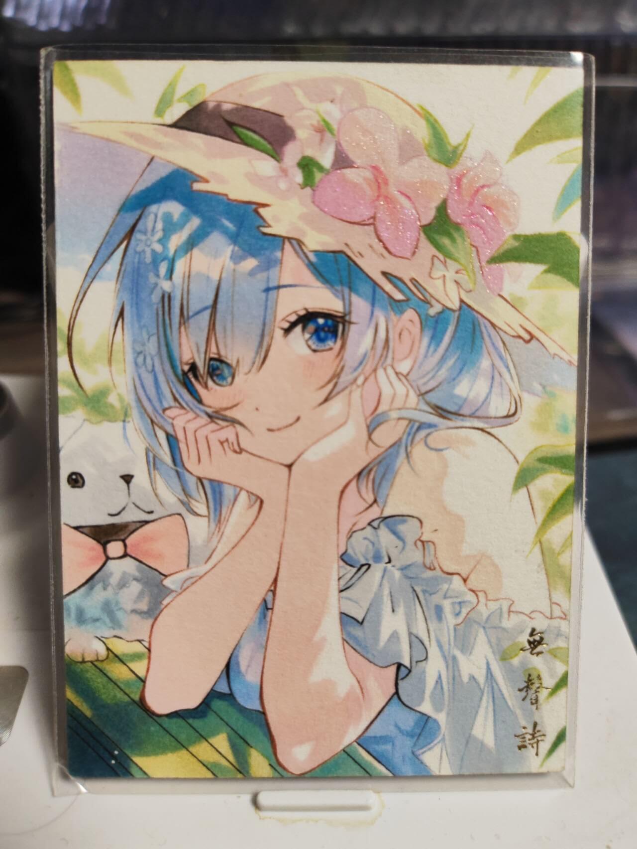 阳大大卡牌拍卖第85期（持续收拍品，周六晚上九点截拍，进群福利早知道） 【手绘卡】知名画师 JH 一枕黑甜