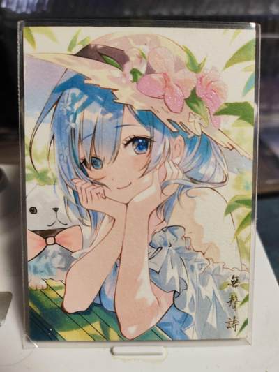 阳大大卡牌拍卖第85期（持续收拍品，周六晚上九点截拍，进群福利早知道） - 【手绘卡】知名画师 JH 一枕黑甜