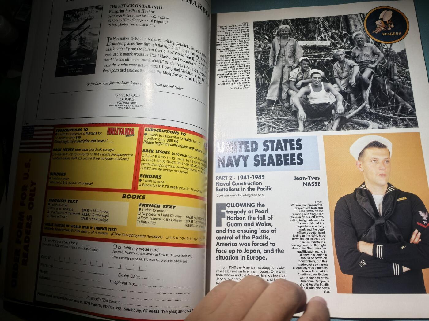 盛世勋华——号角文化勋章邮票专场拍卖第291期 法国出版英语版Militaria杂志 1995年11月第21期 50页