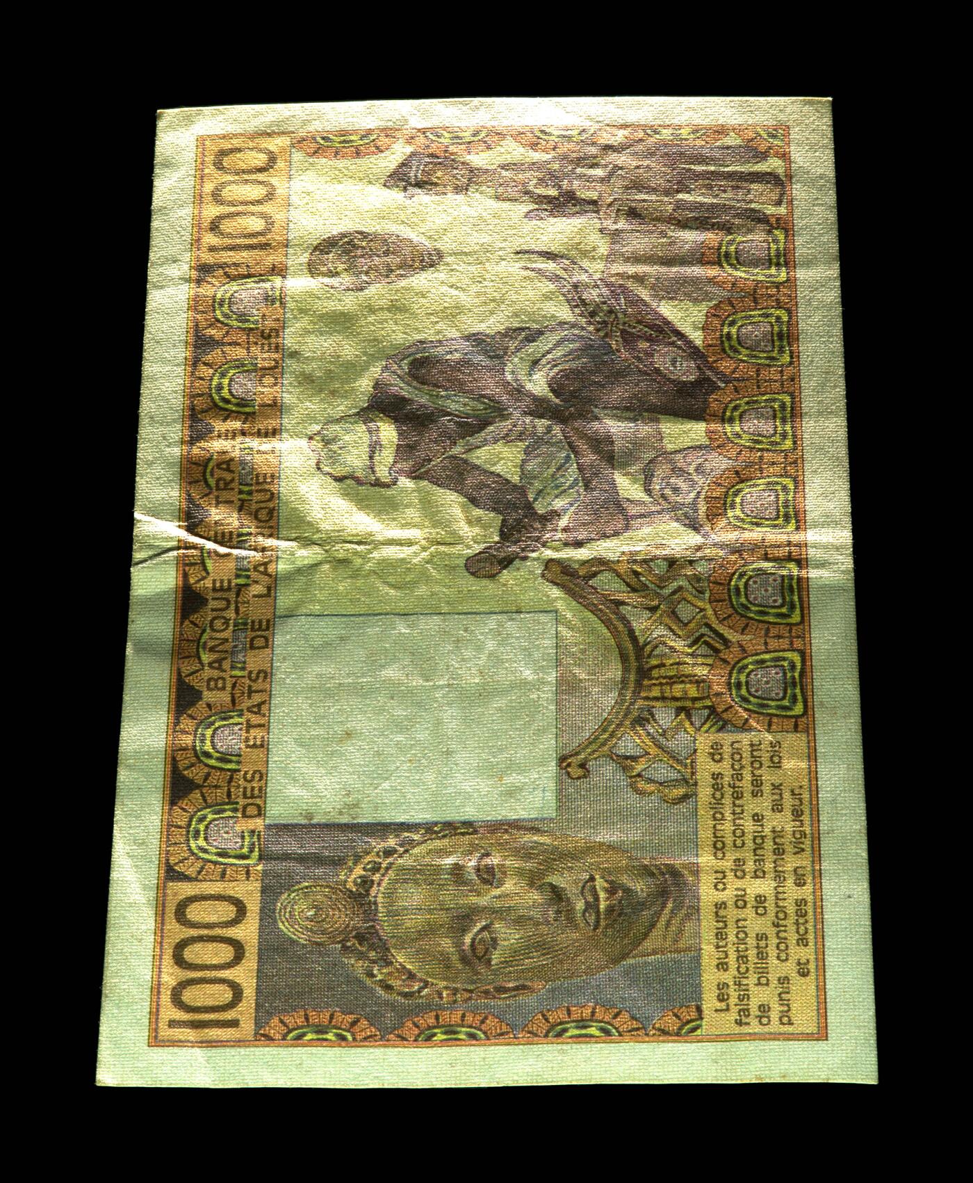 12.5纸币专场 Pick#207Be 1985 1000 Francs 50