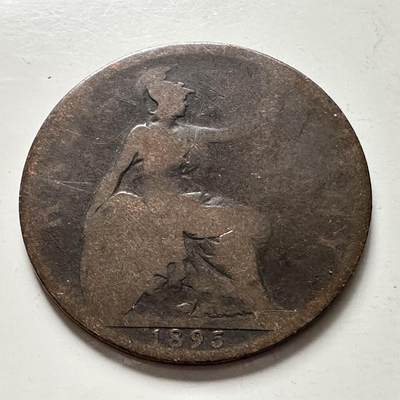 🌹外币初藏🌹🐯2025年第136场  每周二四六晚8️⃣点 接代拍 - 英国1895年1/2便士