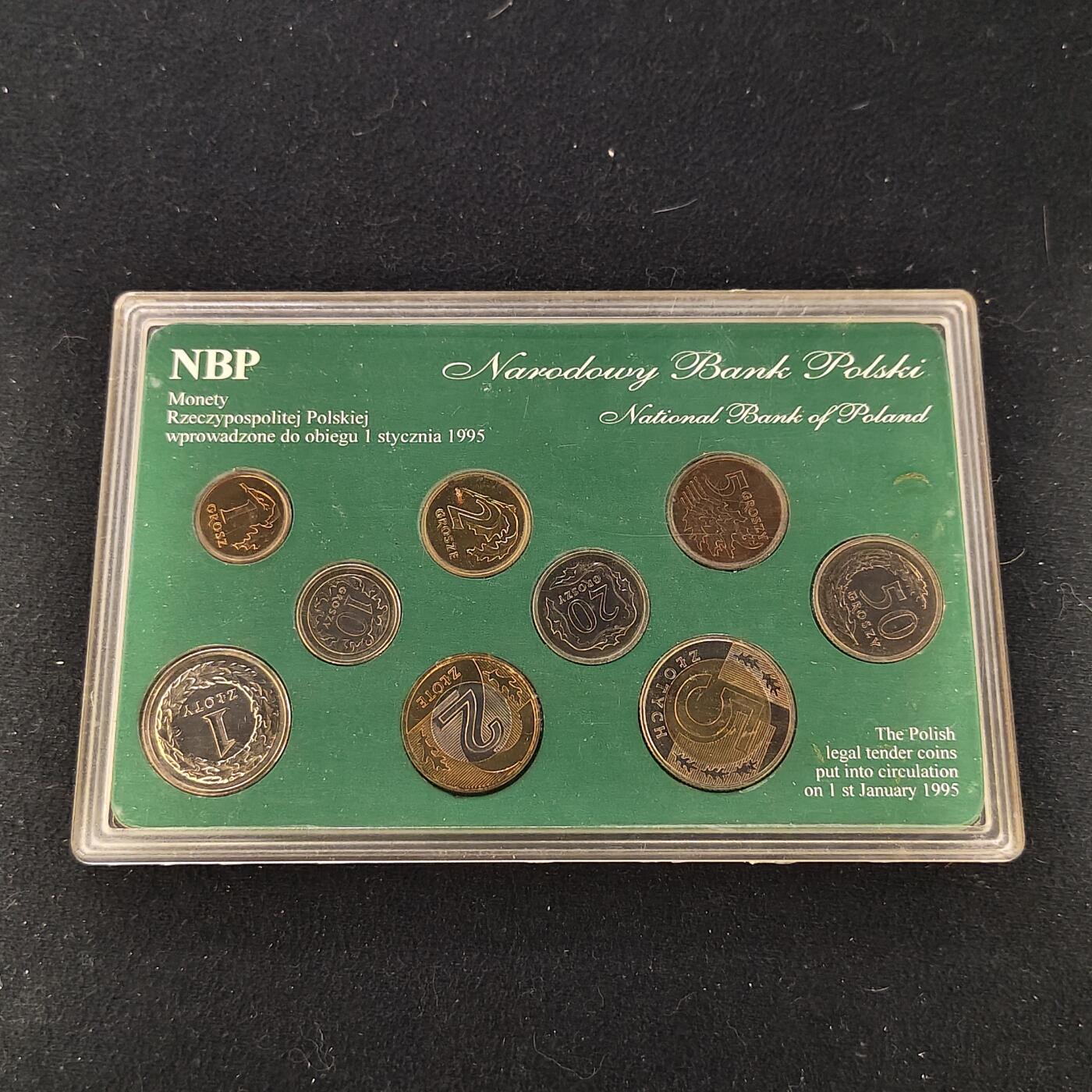 【全场包邮】纯粹捡漏拍483场（免费代拍第20场） 波兰1995年官方封装套币-MS4a