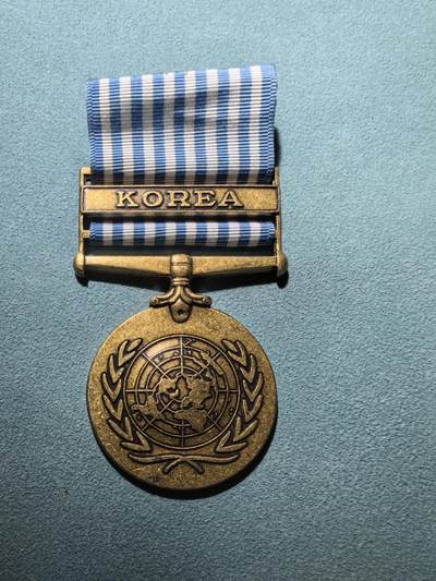 盛世勋华——号角文化勋章邮票专场拍卖第291期 - 联合国朝鲜战争奖章 英语版