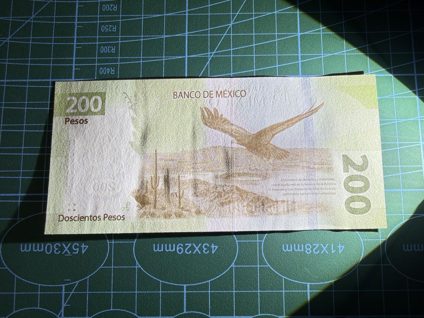 【炜奕收藏】，第五十二期 2023年墨西哥200比索，UNC品相
