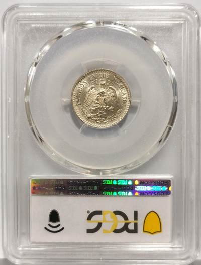 博洋堂世界钱币拍卖第150期（全场包邮） PCGS MS65 墨西哥1942年鹰洋20分银币-2