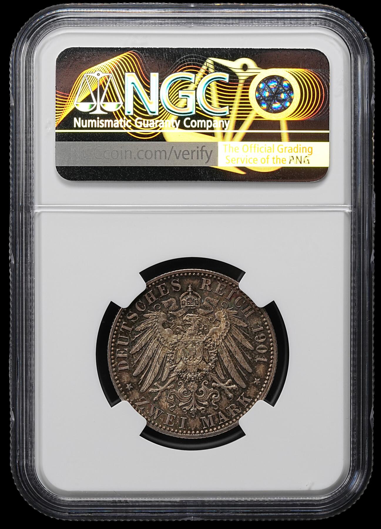 修遠堂世界钱币第九十六期 NGC MS64 1901年普鲁士建国200周年2马克银币