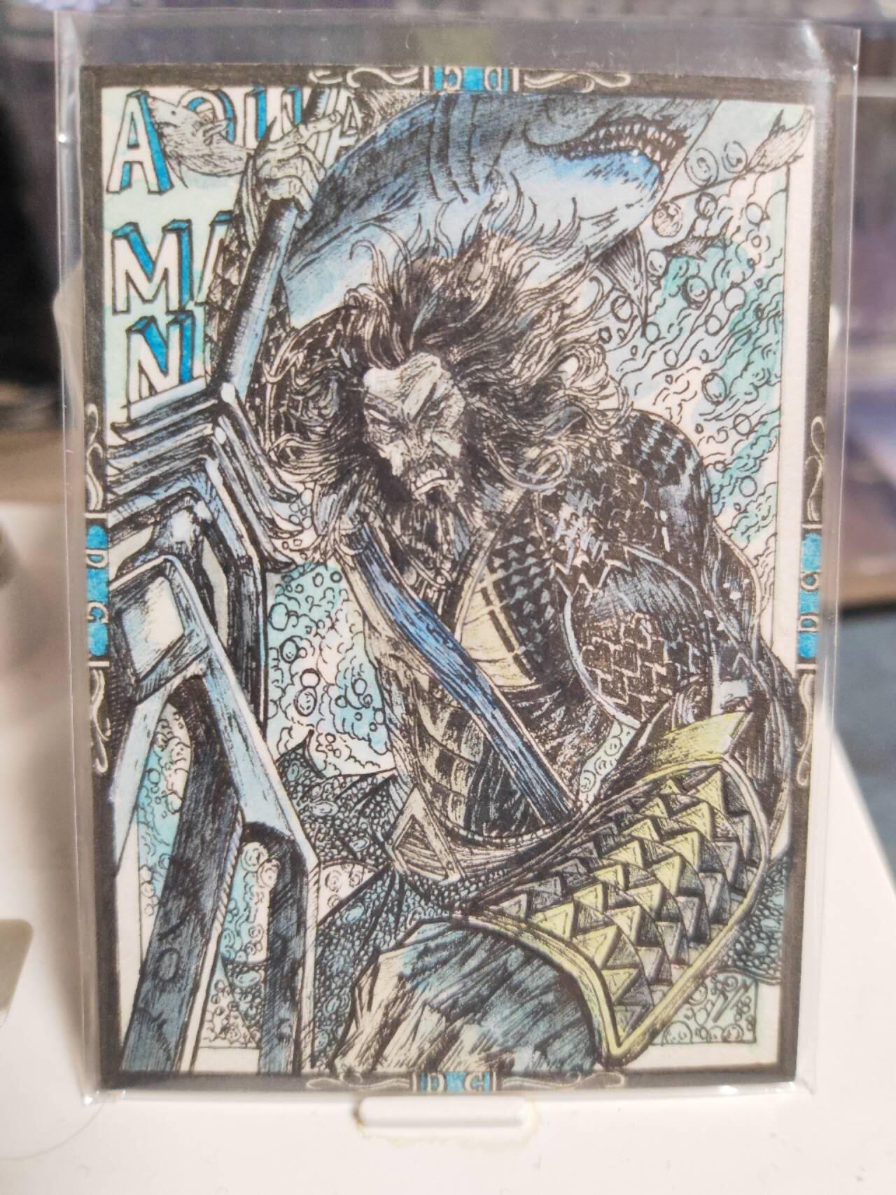 阳大大卡牌拍卖第85期（持续收拍品，周六晚上九点截拍，进群福利早知道） 【手绘卡】知名画师 蛋蛋 海神