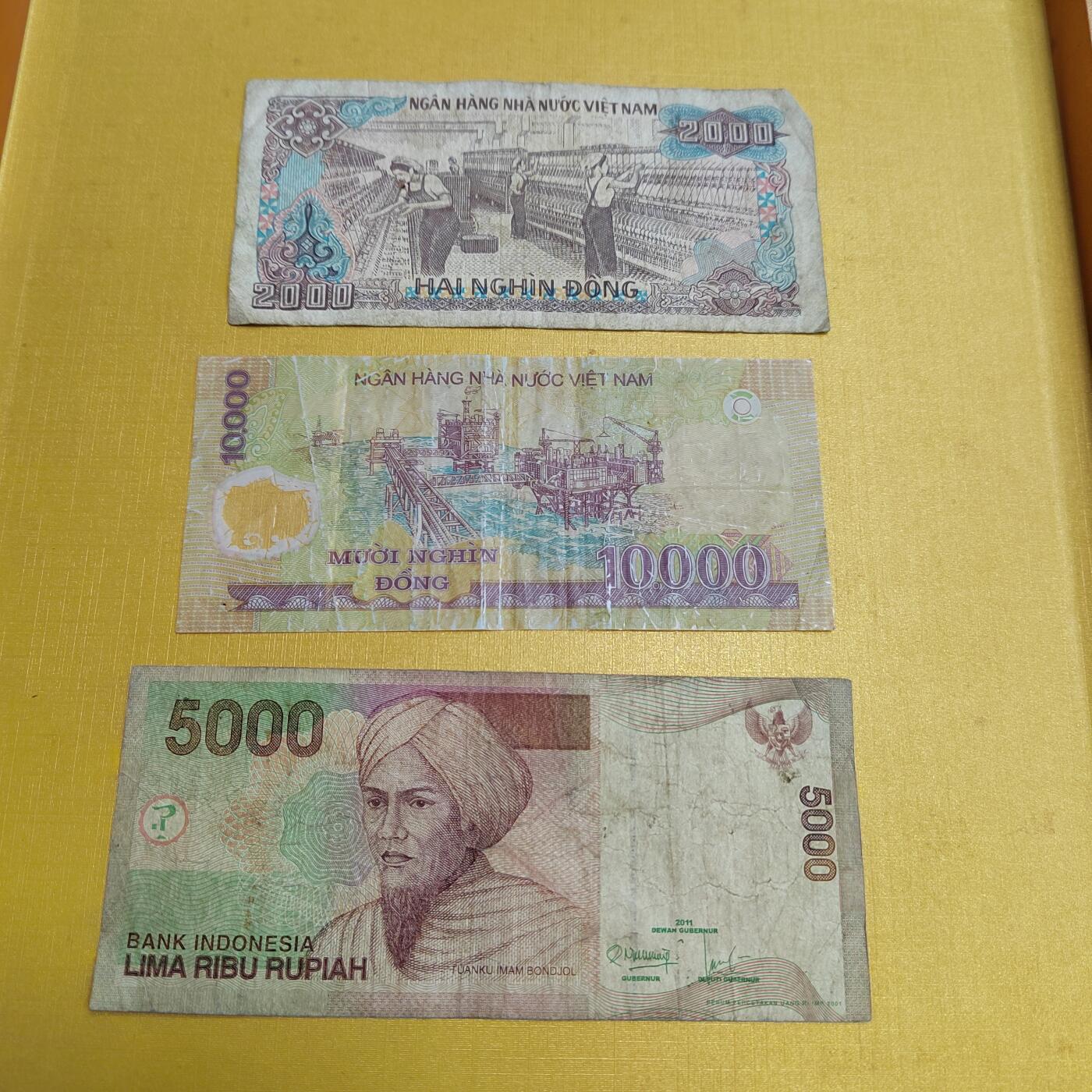 PCAI钱币 4-636  杂七杂八的纸币小专场 外币