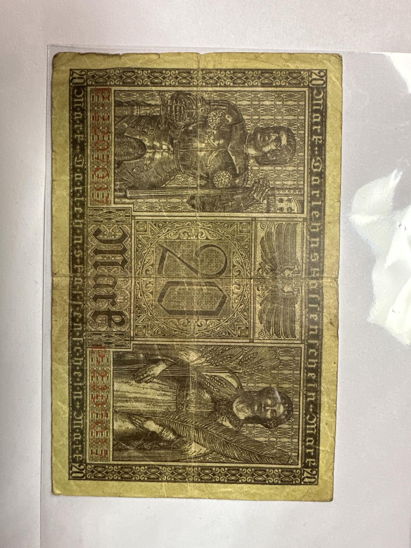 12.5纸币专场 欧洲大票幅旧钞4张