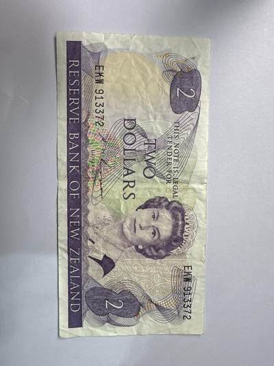12.5纸币专场 - 1981-1992年版新西兰2元