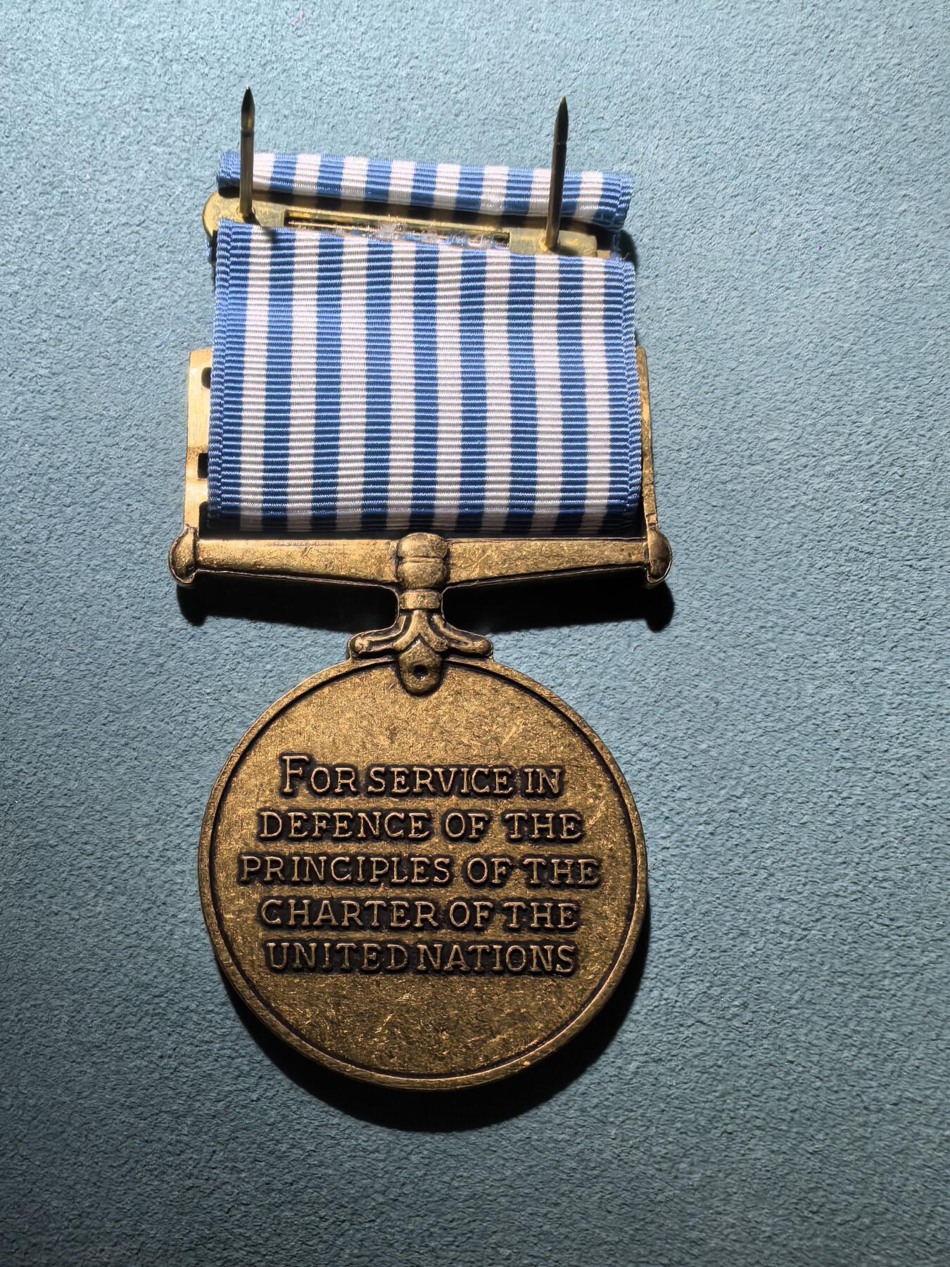 盛世勋华——号角文化勋章邮票专场拍卖第291期 联合国朝鲜战争奖章 英语版