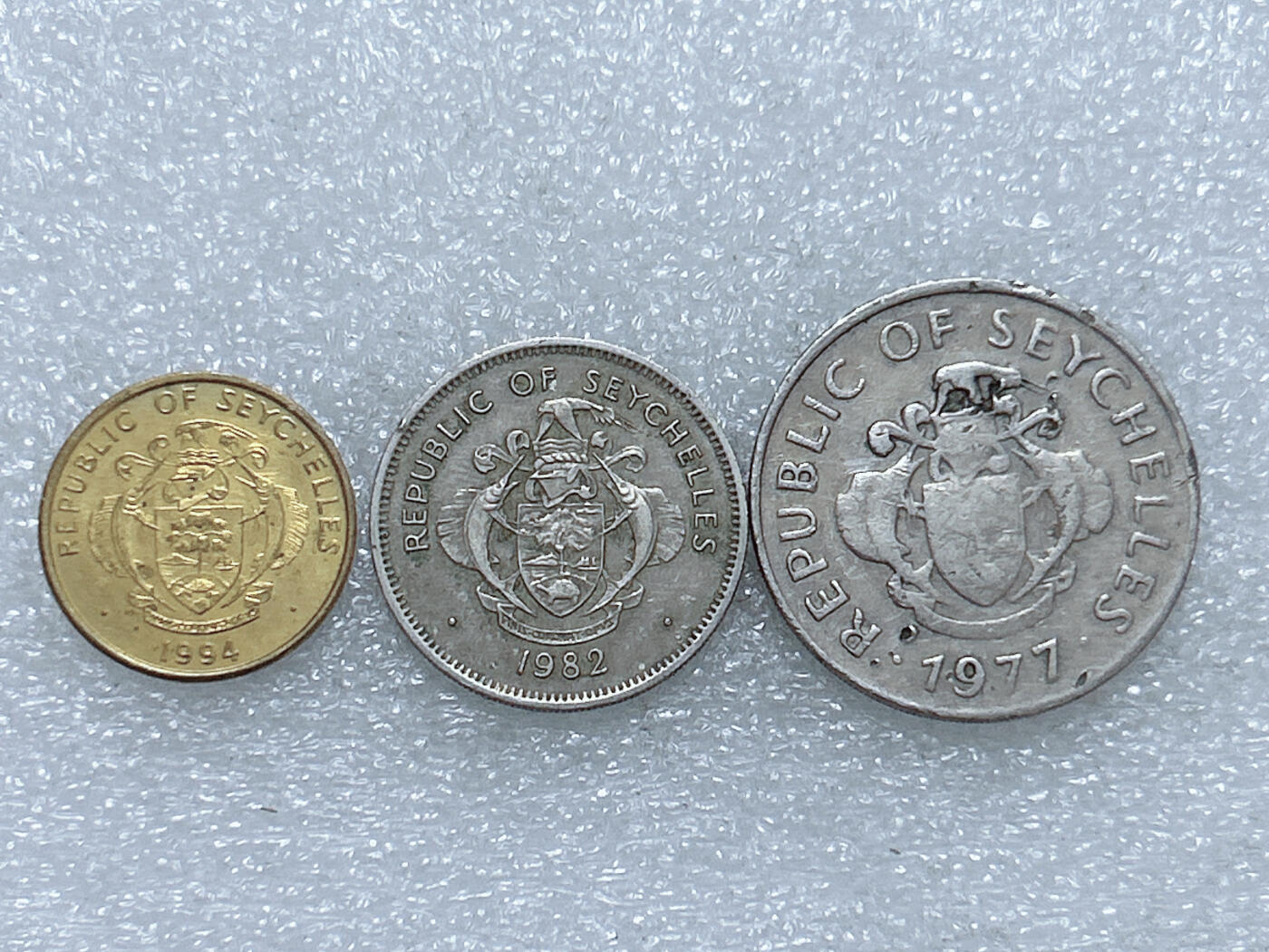 第一海外回流一元起拍收藏 散集专场  第275期 塞舌尔硬币 3枚