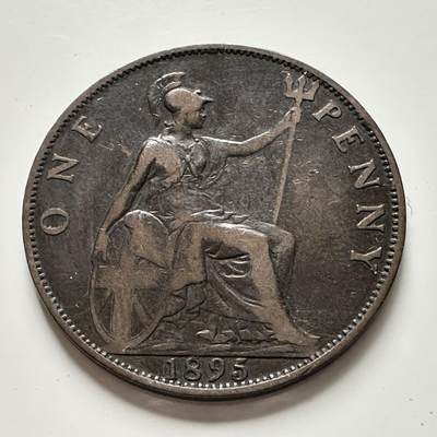 🌹外币初藏🌹🐯2025年第136场  每周二四六晚8️⃣点 接代拍 - 英国1895年维多利亚一便士 批纱版