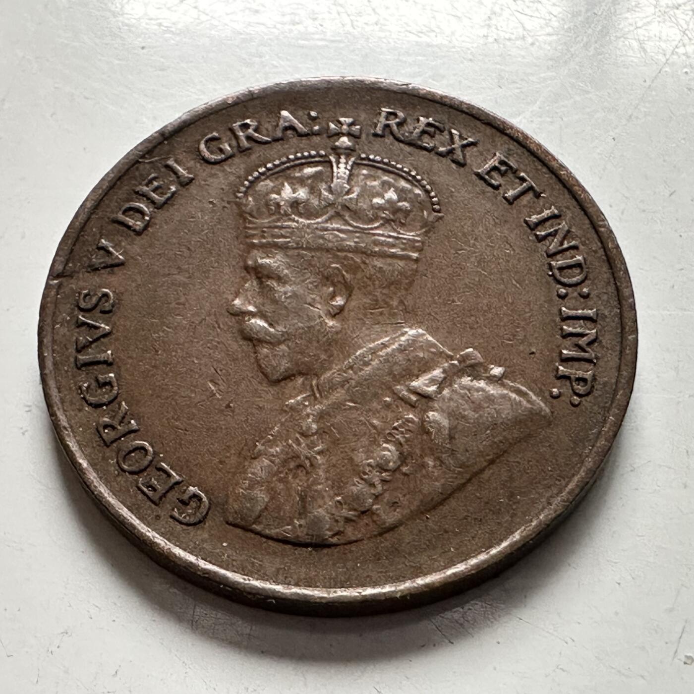 🌹外币初藏🌹🐯2025年第136场  每周二四六晚8️⃣点 接代拍 加拿大1932年一分 a