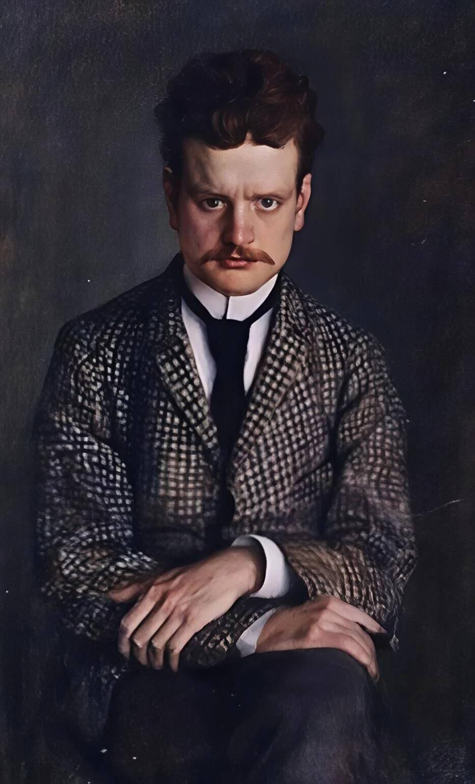 【俄甄集藏】2025年(045)12-03 星期三 晚 19:30 全场包邮 芬兰1999年纪念音乐家让·西贝柳斯100马克精制银币，信泰 PF70UC，重量：22克，含银量：92.5%，发行量：6000枚，稀少品种