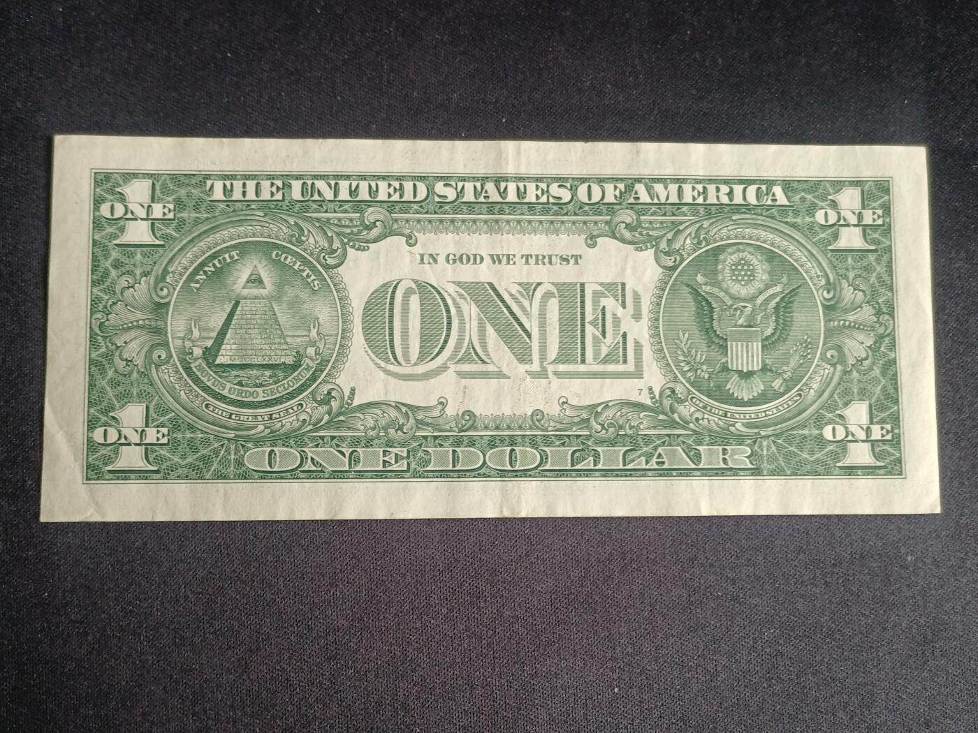 【游宝拍卖】乙巳蛇年91期 第四季首拍场  美国-1美元【SERIES-2017A F6亚特兰大 流通好品VF】