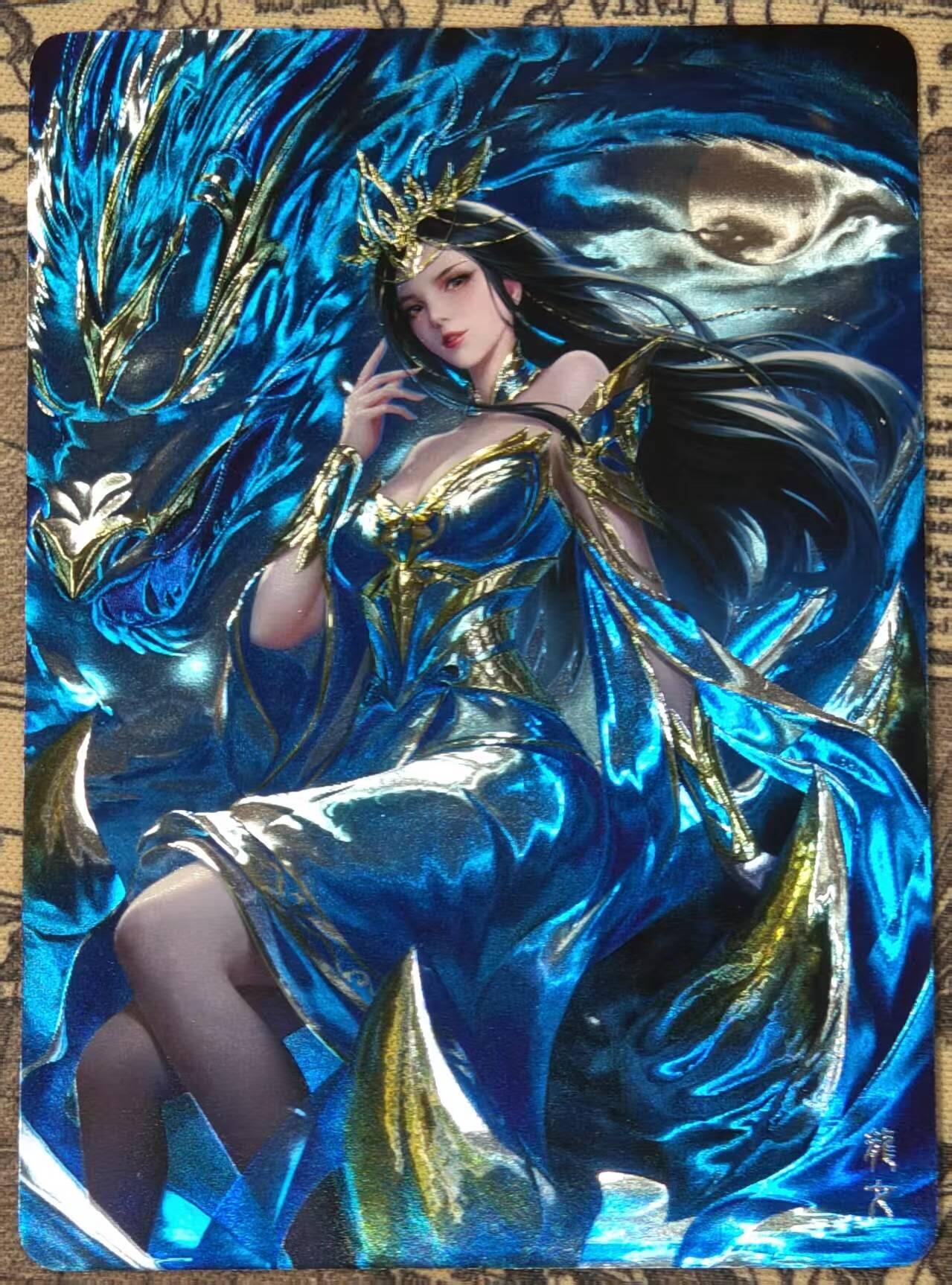 龙虎卡牌六六场 （无佣金，周六结拍，欢迎送拍） 光刻卡  龙女