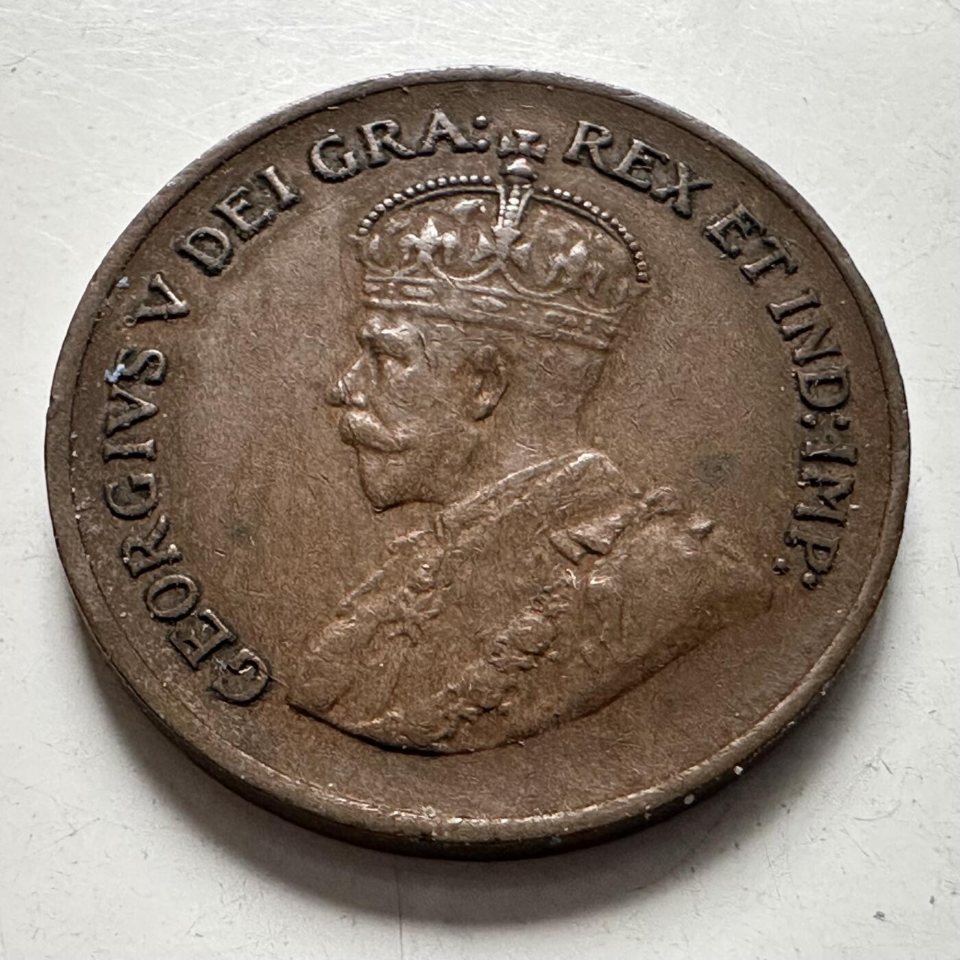 🌹外币初藏🌹🐯2025年第136场  每周二四六晚8️⃣点 接代拍 加拿大1933年一分