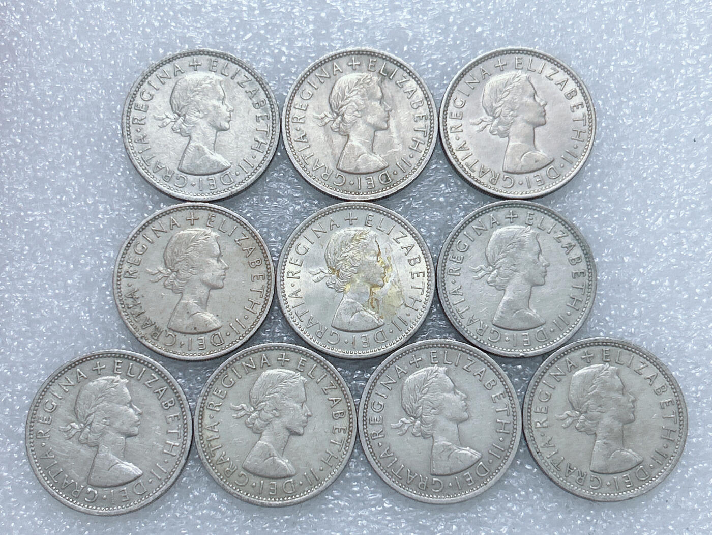 第一海外回流一元起拍收藏 散集专场  第275期 英国2先令硬币 10枚 带光品