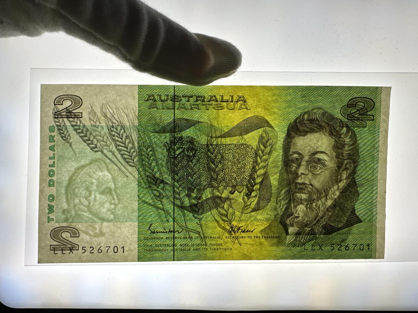 12.5纸币专场 1974-1985年澳大利亚2澳元