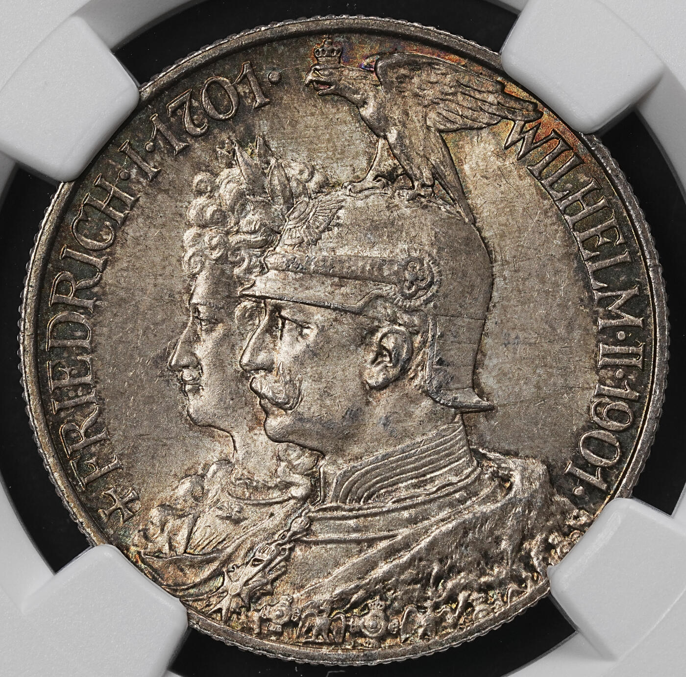 修遠堂世界钱币第九十六期 NGC MS64 1901年普鲁士建国200周年2马克银币