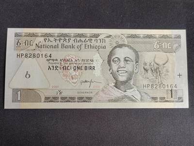 【游宝拍卖】乙巳蛇年91期 第四季首拍场  - 埃塞俄比亚-1比尔【2008年 全新UNC】