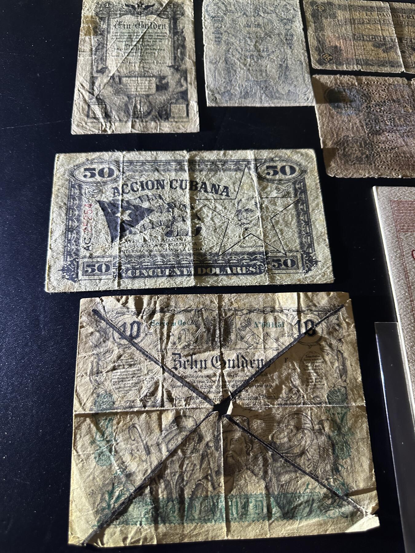 《外钞收藏家》第五百九十一期（畅拍场）（本平台长期征集拍品、欢迎藏友们联系合作） 几张稀少老票一起 品相如图