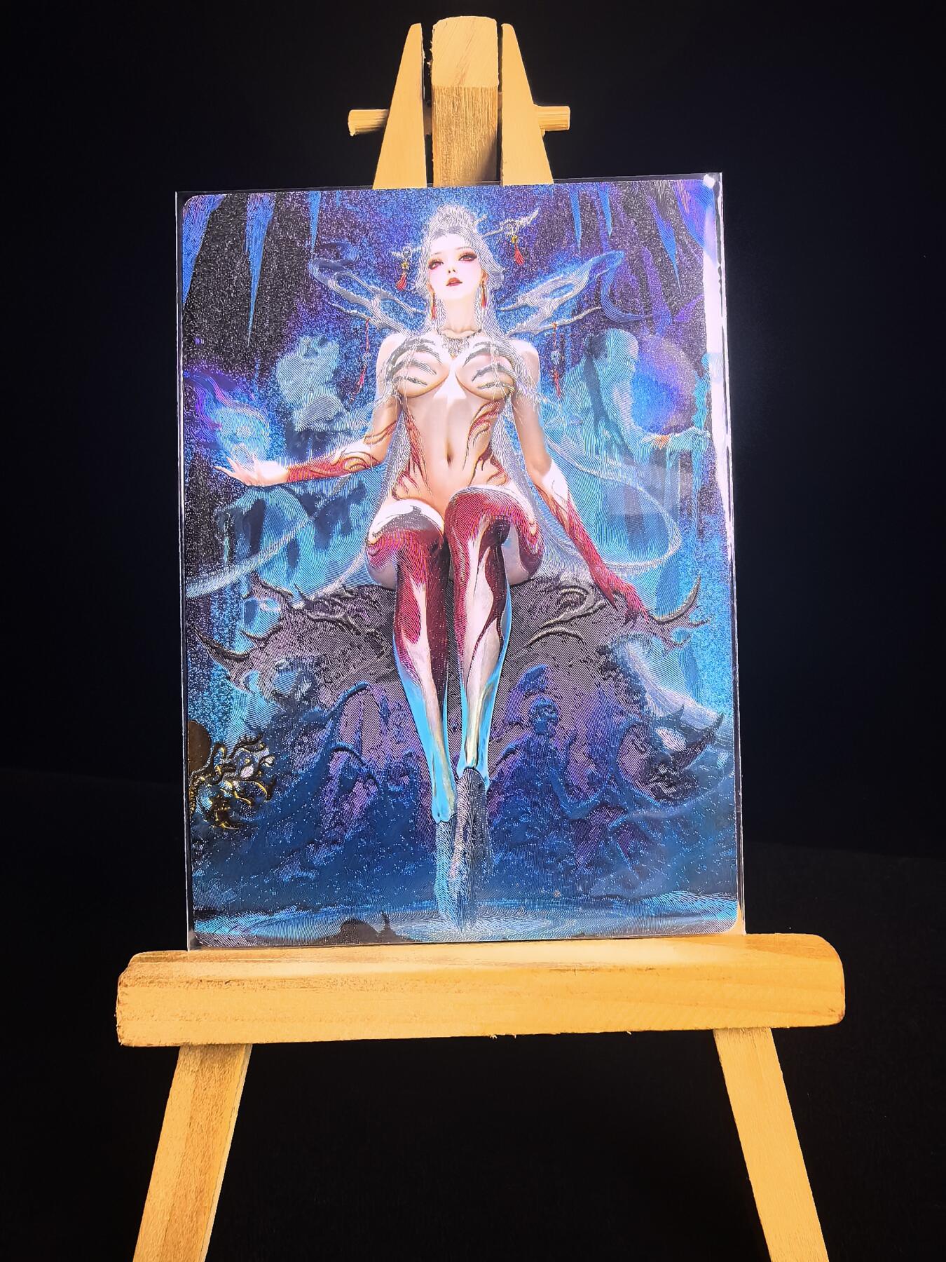 无佣金 不寄存 不收拍 链接少 我只是一个小小的卡牌收藏玩家   需要多宫大佬请私聊 部分卡牌设有底价（不想玩的那么累，即使有底价也会比市场价便宜的多，懂的自然懂） 拒绝小号抬价 大家放心拍 所有拍品部分套有卡膜 部分卡牌多宫 自制卡牌 不包厂瑕 放大镜 品控 勿拍 流拍商品会循环 感谢大家支持 留个关注 不定时上新 谢谢 奇点卡牌 宗Rich 玄灵谱西游 粗闪白骨夫人