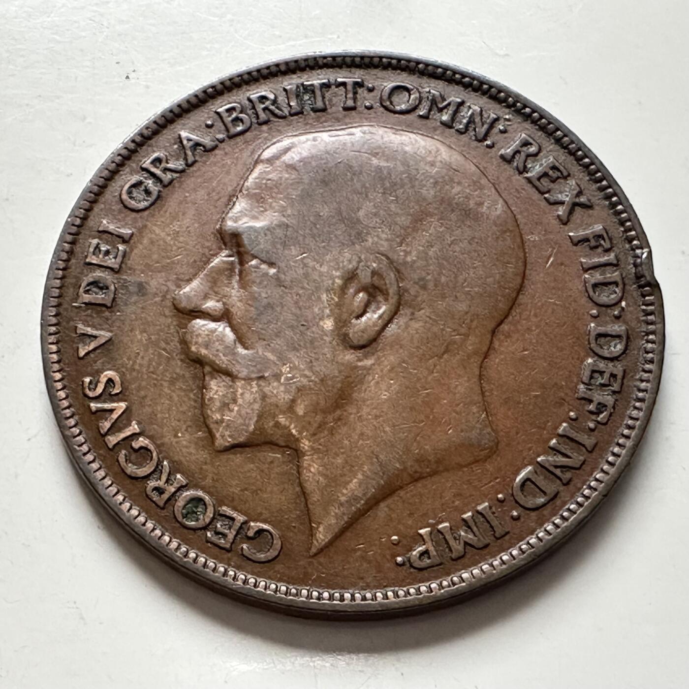 🌹外币初藏🌹🐯2025年第136场  每周二四六晚8️⃣点 接代拍 英国1921年一便士