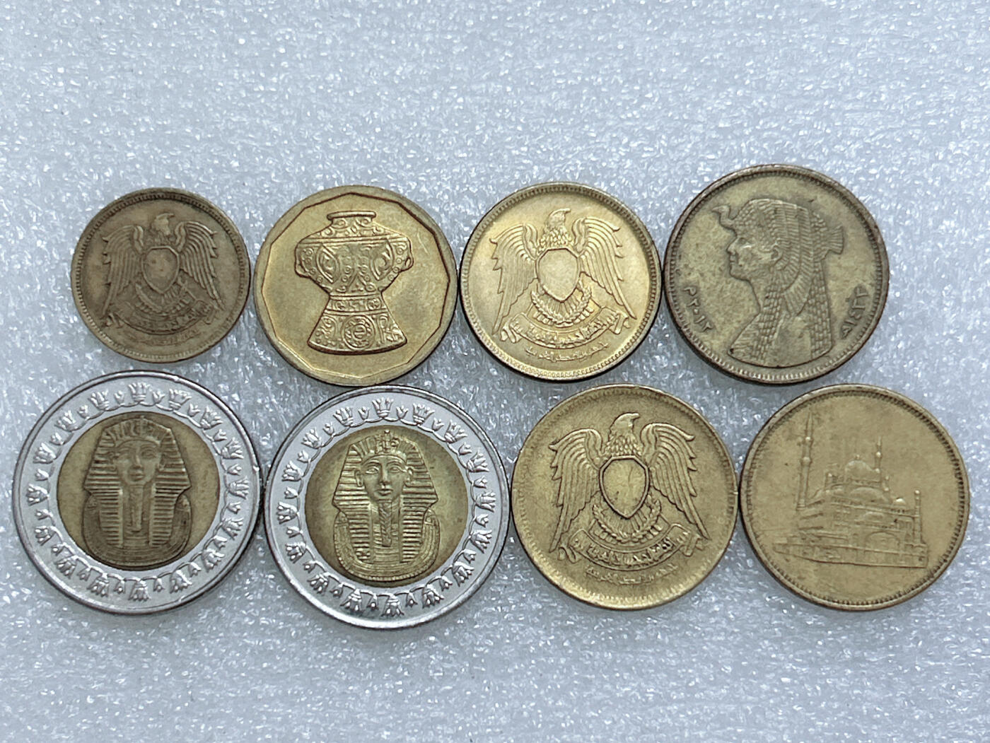 第一海外回流一元起拍收藏 散集专场  第275期 埃及硬币🇪🇬8枚