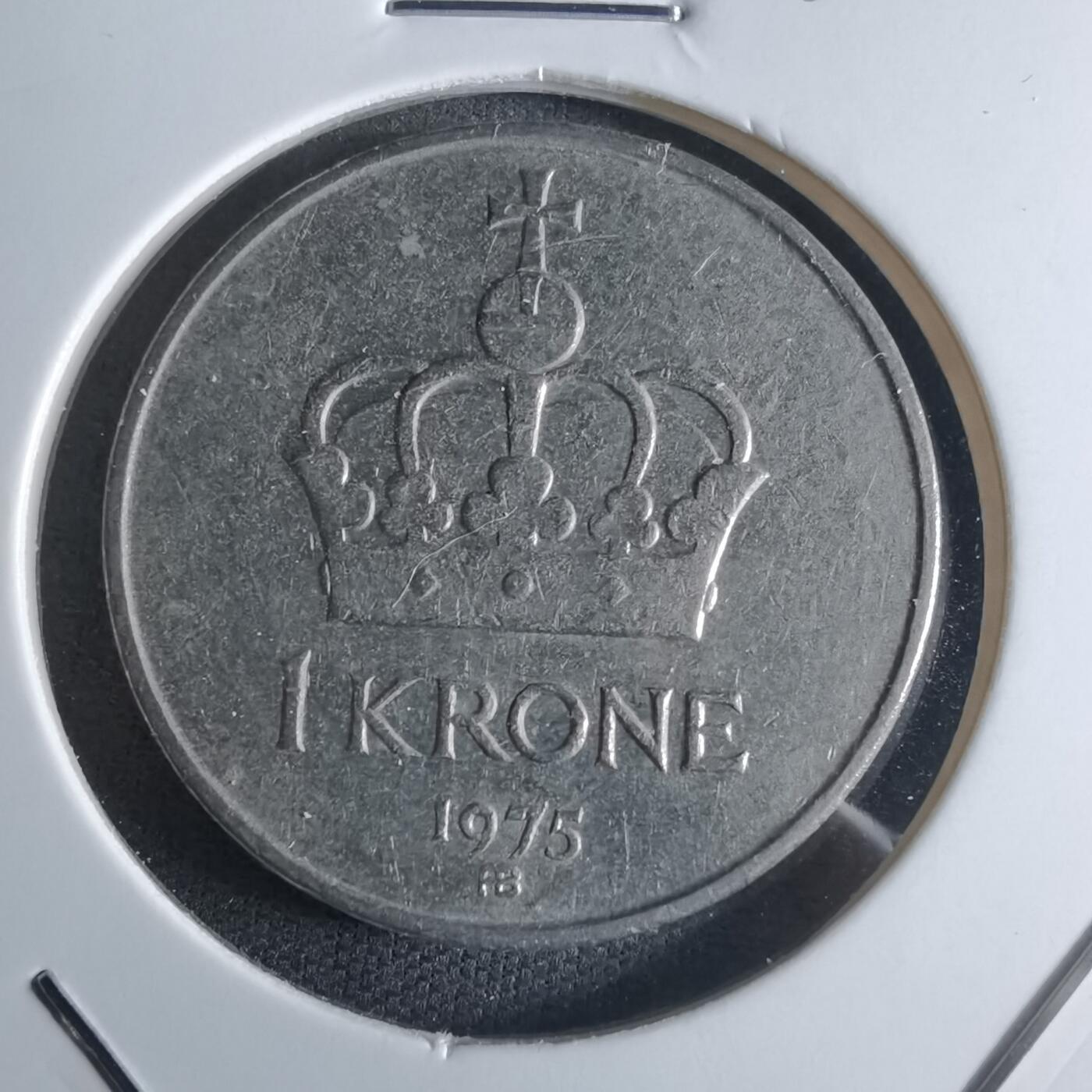 沼泽如烟--第922场 挪威1975年1克朗