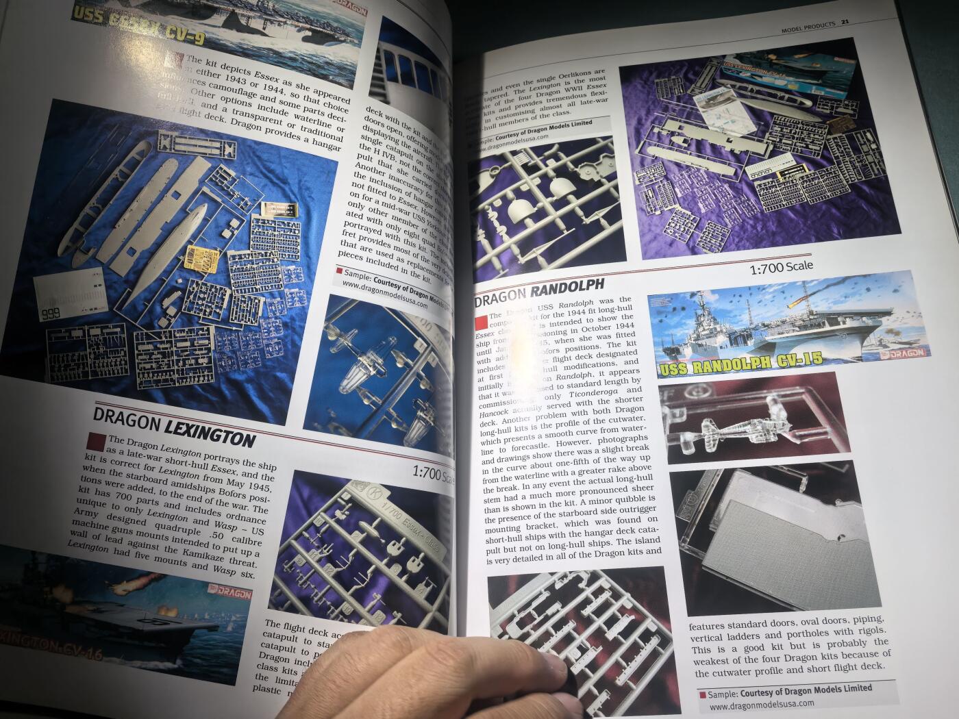 盛世勋华——号角文化勋章邮票专场拍卖第291期 军模型制作指南 ShipCraft系列 埃塞克斯级航母