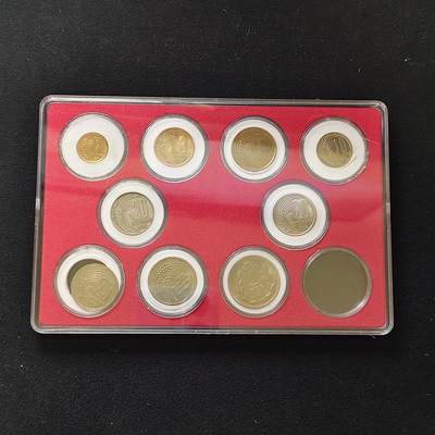 【全场包邮】纯粹捡漏拍482场（免费代拍第19场）-币封+套装+富兰克林（注意佣金） - 【盒装套币】保加利亚各年份9枚一盒