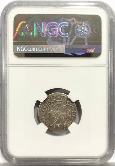 博洋堂世界钱币拍卖第150期（全场包邮） NGC AU55 奥地利1661年3克鲁泽银币