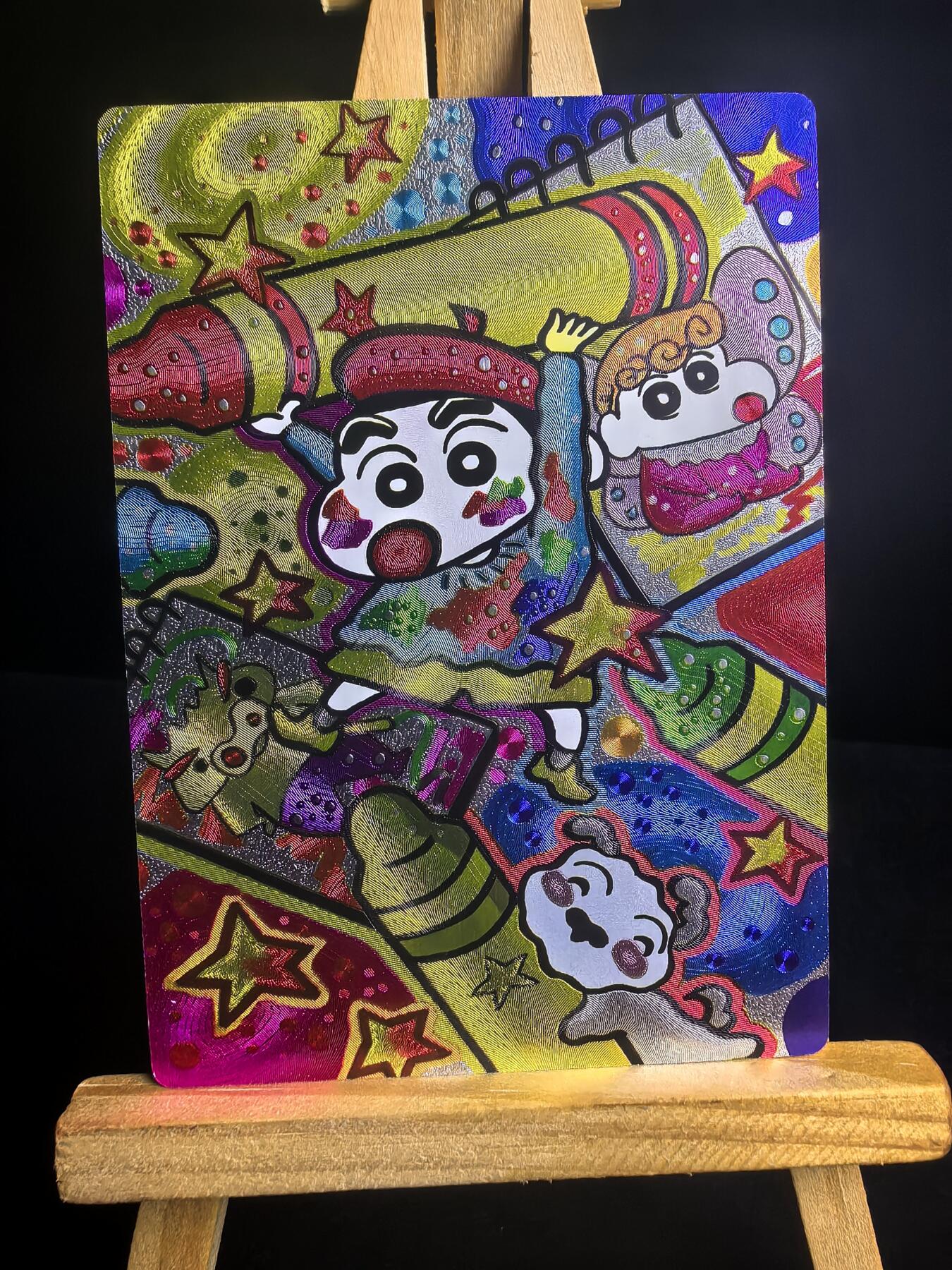 无佣金 不寄存 不收拍 链接少 我只是一个小小的卡牌收藏玩家   需要多宫大佬请私聊 部分卡牌设有底价（不想玩的那么累，即使有底价也会比市场价便宜的多，懂的自然懂） 拒绝小号抬价 大家放心拍 所有拍品部分套有卡膜 部分卡牌多宫 自制卡牌 不包厂瑕 放大镜 品控 勿拍 流拍商品会循环 感谢大家支持 留个关注 不定时上新 谢谢 奇点卡牌 手绘蜡笔小新粗闪