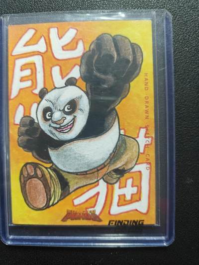 天玑星卡拍第146期《12.4周四截拍》持续收拍收评中 满赠卡需备注 - 【手绘卡】寻卡 功夫熊猫 阿宝 手绘卡 官方授权