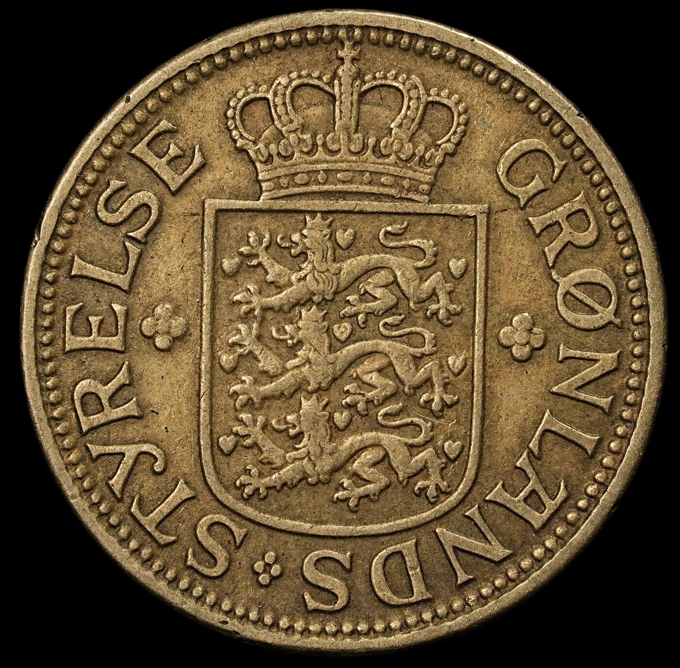 修遠堂世界钱币第九十六期 1926年格陵兰50欧尔