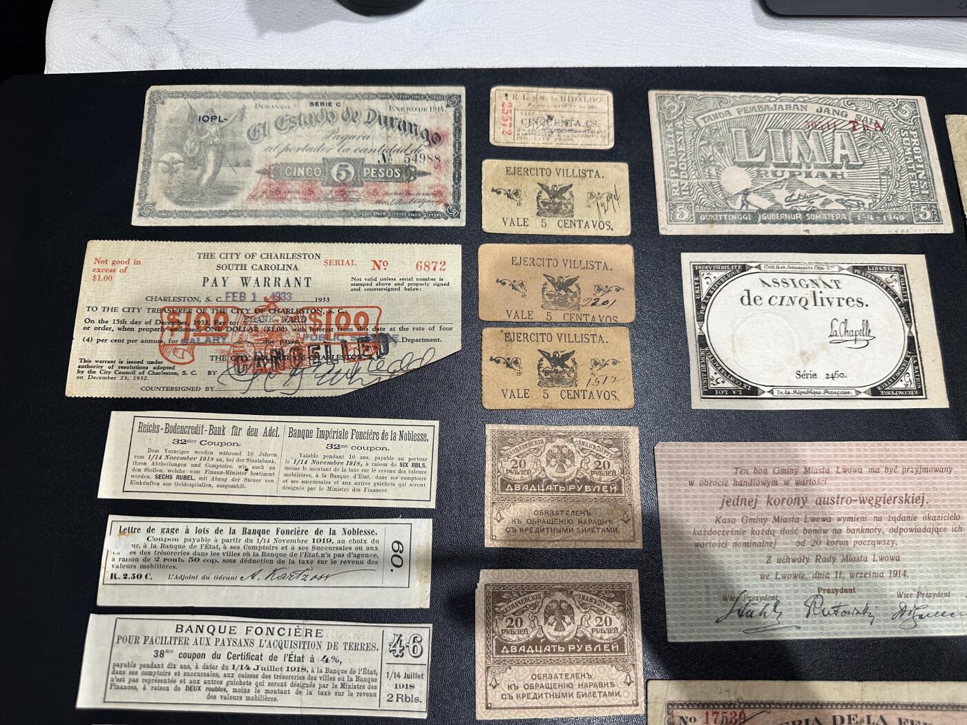 《外钞收藏家》第五百九十一期（畅拍场）（本平台长期征集拍品、欢迎藏友们联系合作） 苏联、东加勒比、塞浦路斯等30几张一起 品相如图