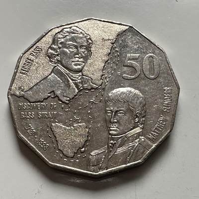 🌹外币初藏🌹🐯2025年第136场  每周二四六晚8️⃣点 接代拍 - 澳大利亚1998年五十分纪念币 a