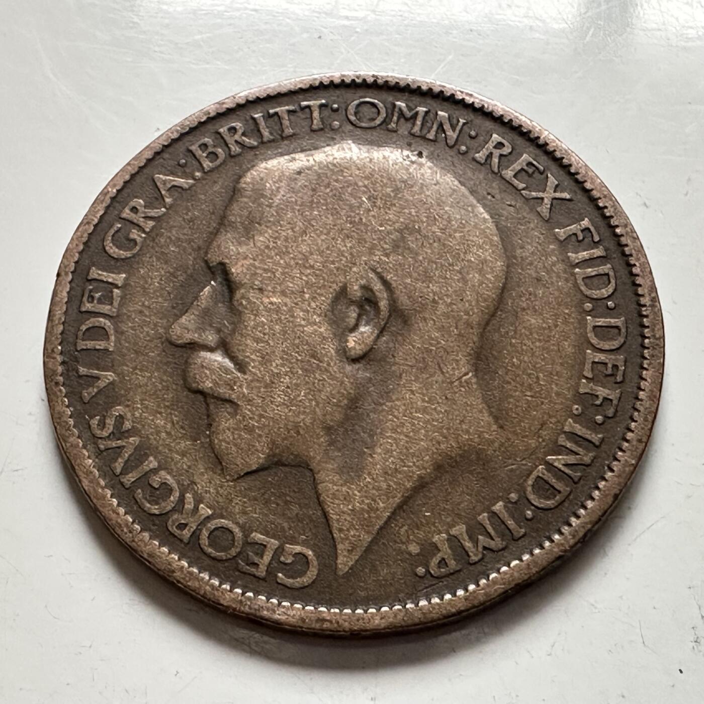 🌹外币初藏🌹🐯2025年第136场  每周二四六晚8️⃣点 接代拍 英国1913年1/2便士